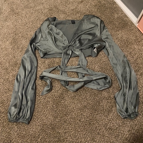 BUNDLE OF 3 Shein long sleeve going out tops size M - Picture 1 of 3